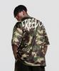 FREEDOM Mesh Oversized Back Print T-Shirt (Light Camo)