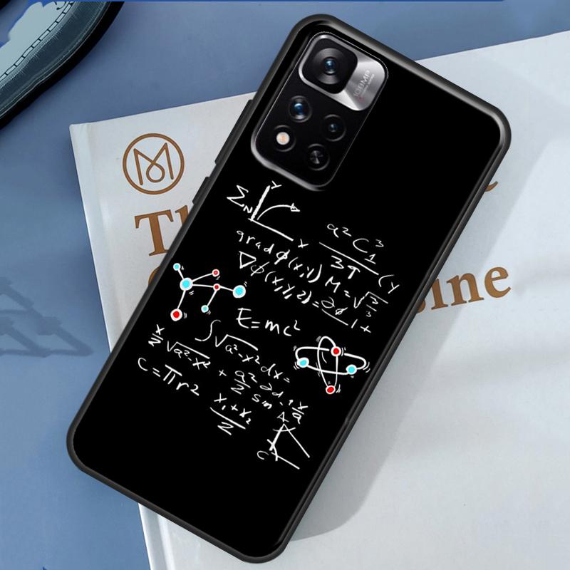 Symbol Math Science Physics Formulas Case For Xiaomi Redmi Note 14 13 11 9 10 12 Pro 9S 10S 11S 12S Redmi 10C 12C 13C 14C Cover