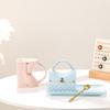 Elegant Ceramic Mug Set: Unique Handbag Design for Office or Home Use