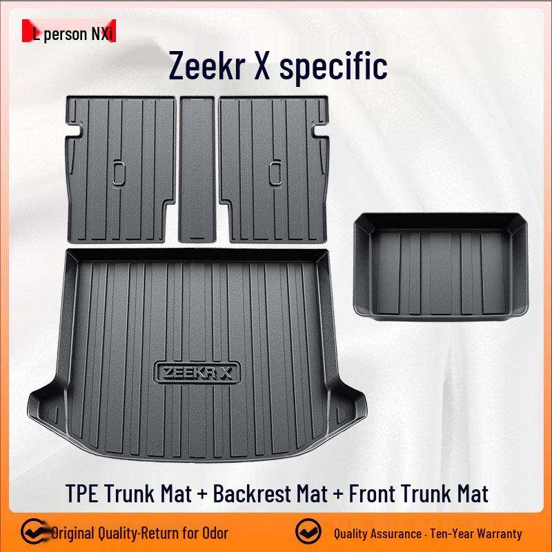 2024 Zeekr X TPE Trunk Mat & Interior Accessories Set