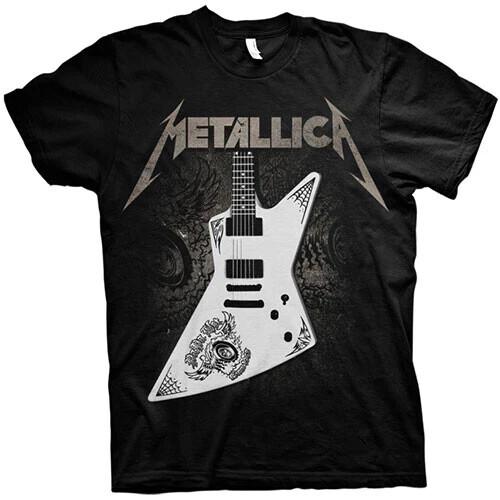 

Metallica Papa Hetfield Гитара Поза Рок Группа Футболка S-4XL Унисекс Футболка S