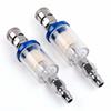 2pcs 1/4 Inch BSPP Oil Water Separator Male and Female Thread Plastic Compressed Air Filter 1/4 Inch NPT