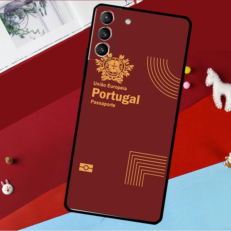 Portugal Flag Case For Samsung Galaxy S22 S23 Ultra S21 FE S8 S9 S10 Plus Note 10 20 Ultra S20 FE Coque