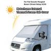 Caravan Front Windshield Sunshades Cab Blind Screen RV Exterior Sunshade Parts For Fiat Ducato Peugeot Boxer Citroen Relay X250