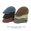 Cotton Hat Men's Forward Cap British Vintage Beret Women Peaked Cap