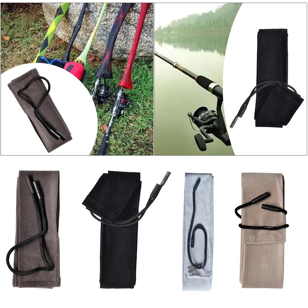 Fishing Rod Protective Cover Pouch Carrying Bag Outdoor Fishing Pole Sleeve