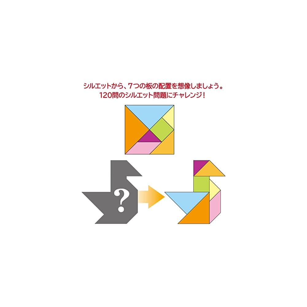 Hanayama Tangram Puzzle Game Classic Wooden Brain Teaser Educational Toy