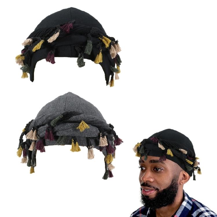 Men Head Wrap Sweat Wicking Pirate Hat for Climbing and Riding Sports Headwear