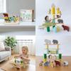 Wooden Animal Tower Building Blocks For Children Diy Creative Play And Learning