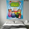 Hero of the Happy Town Pattern Home Decor Tapestry, Wall Hanging, Decorative RV Wall Cloth.DGT0925307