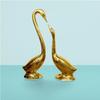 Brass Swan Pair Statue | Height-28 Cm Aprrox. | Vastu Idol for Home and Office | Zonal Placement-SW |