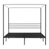 VEVOR King Size Canopy Bed Frame, Metal Canopy Bed with Four Posters Design, Heavy Duty Steel Slats Support, Underbed Storage Space