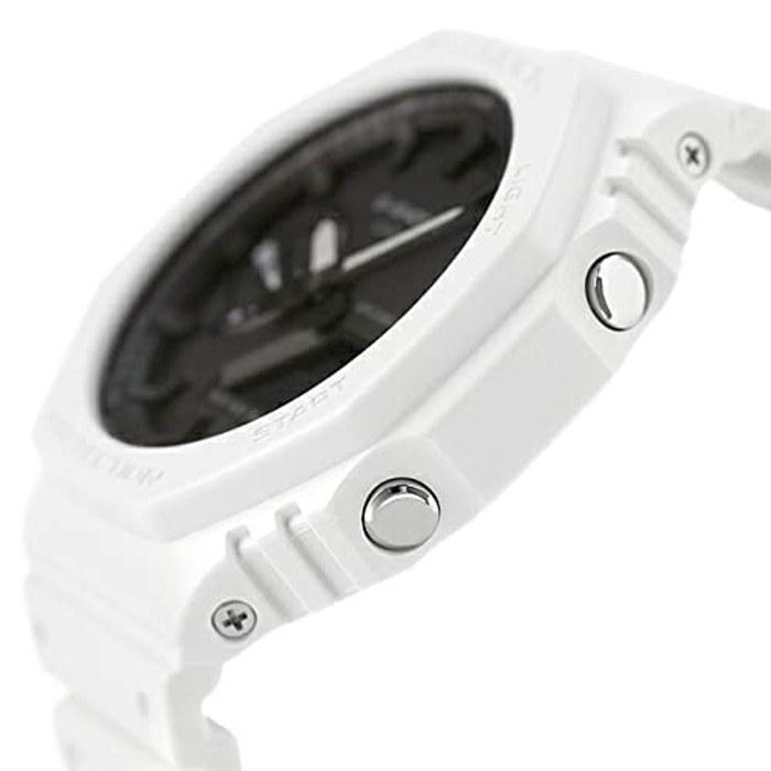 [Casio] G-Shock GA-2100-7ADR Analog-Digital Watch, Black/White