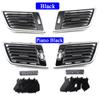 Car Front Left Right Air Vent Grille Cover Tab Clips Rear AC Vent Outlet Repair Kit For Mercedes Benz W166 W292 ML GL GLE
