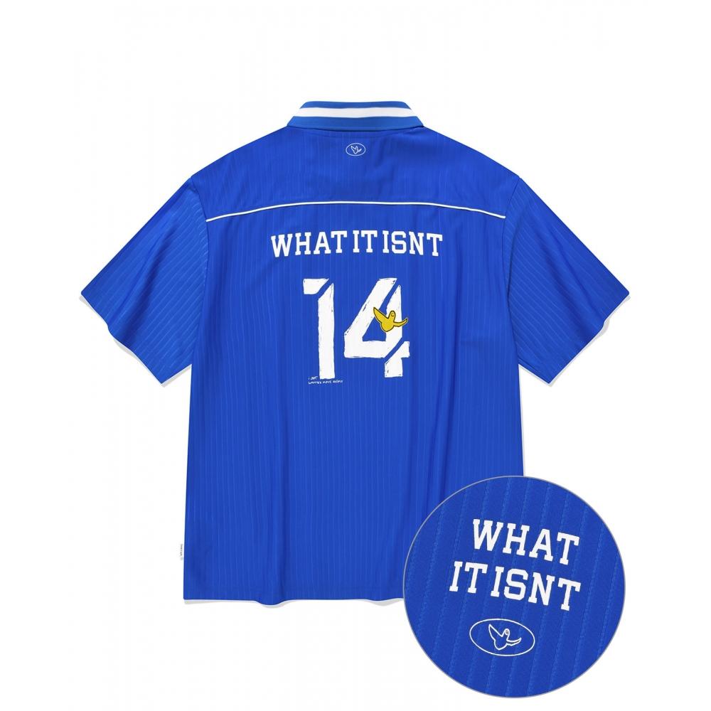 

WHATITISNT WT Спортивный трикотаж с коротким рукавом Синий