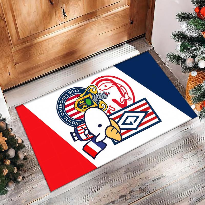 Chivas Printed Flannel Area Rug Non Slip Soft Polyester Floor Carpet Indoor Decor Mat for Bedroom Living Room Sofa Game Room Home Decoration