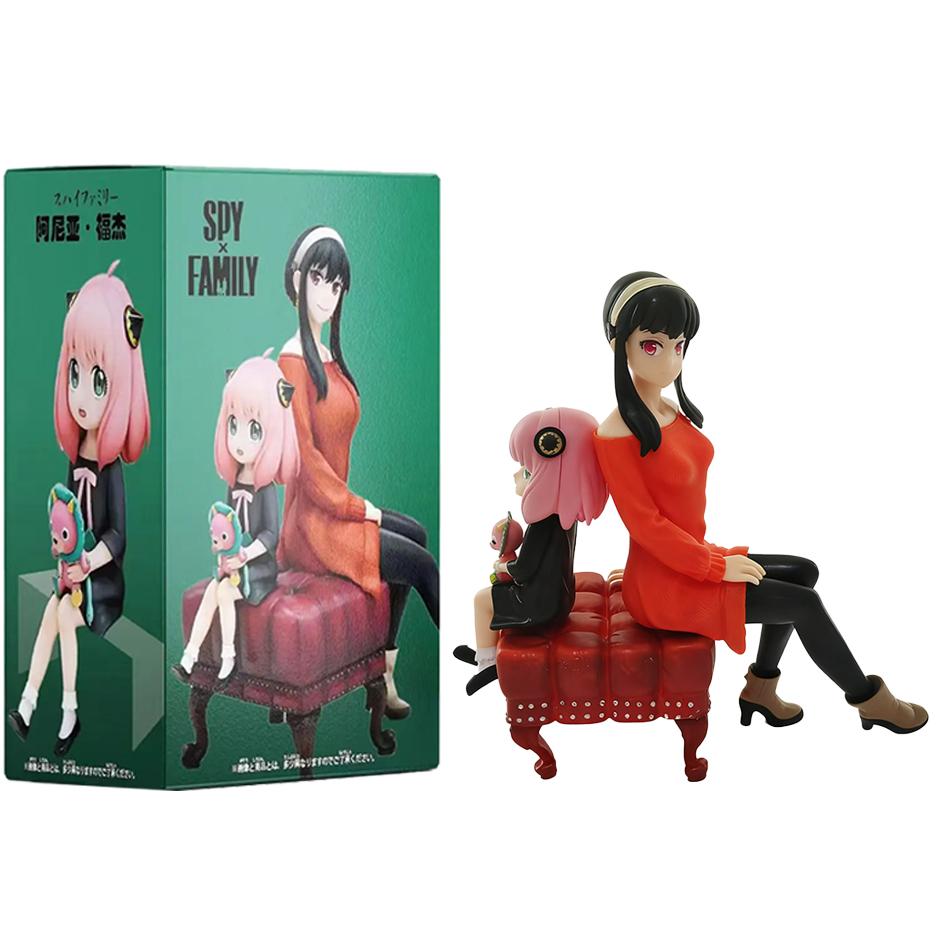 15CM Anime Figure Anya Alstreim Yor Forger Action Table Decoration Model Toy Gift For Children SPY FAMILY PVC Poseable Articulated Scale Detailed