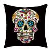 New Day of The Dead Skull Pillow Cover Skull Decoration Sofa Bedroom Pillow Cover Bedside Backrest