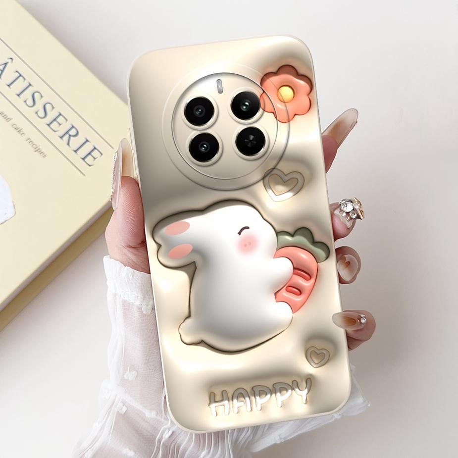 For Realme 12 Pro Plus Case RMX3840 Cute Cartoon Cover Soft Silicone Phone Case For Realme 12 Plus 12X Realme12 Pro + Bags Shell