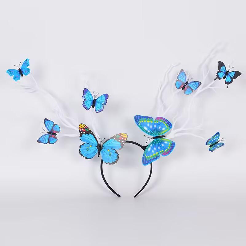 Europäisches Amerikanisches Mori Girl Rentiergeweih Leuchtendes Weihnachtskopfband mit Großen Haaraccessoires und Verzierungen