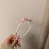 Satins Ribbon Bow Hairband Princess Headband Bride Wedding Hairhoop Decorations