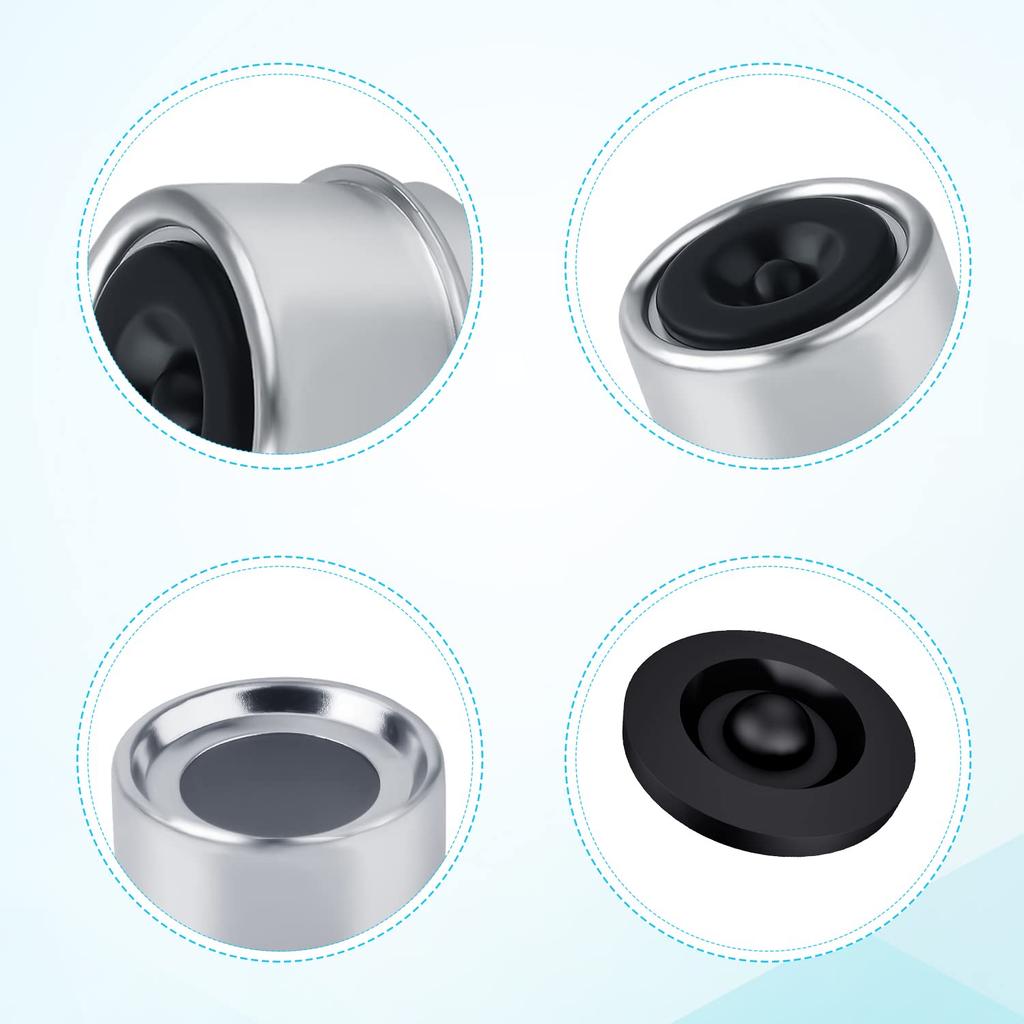 TOYMIS Set of 4 Trailer Hub Caps and Bearing Grease