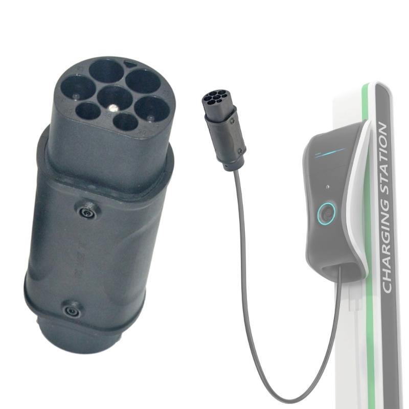 EV Car Charging Connection Adapter from IEC 62196 to J1772 Support 16A 32A Powerful EV Charging Adapter