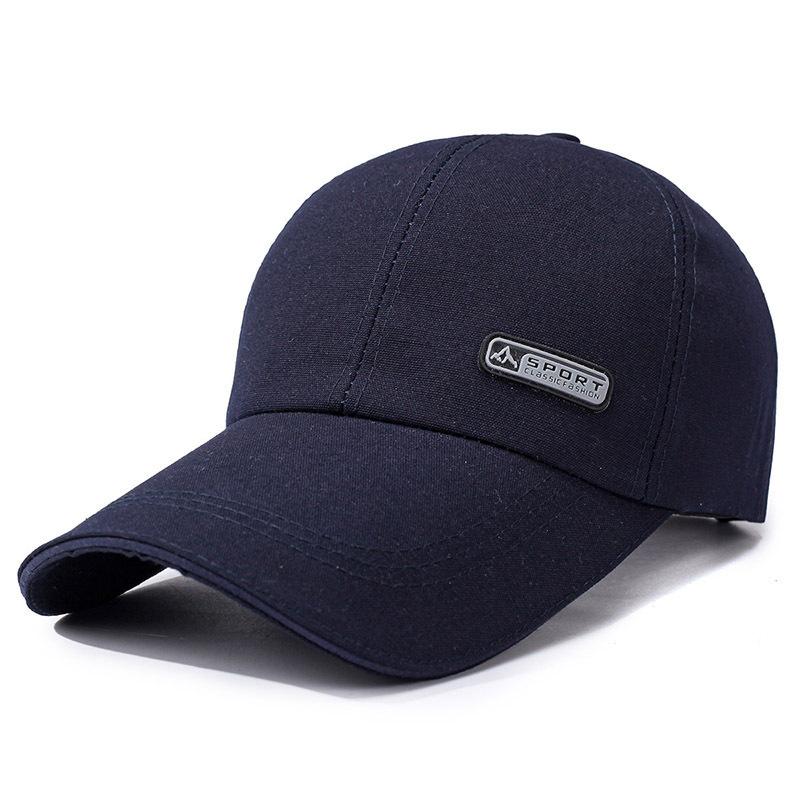 Spring And Autumn Hat Men'S Extended Brim Baseball Cap Outdoor Men'S Fishing Cap Sunshade Sunscreen Sports Cap Cap