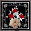 Divinations Tablecloth Skull Bird Head Flower Astrologys Tarot Cards Tablecloth Altars Cloth Divinations Game Accessory