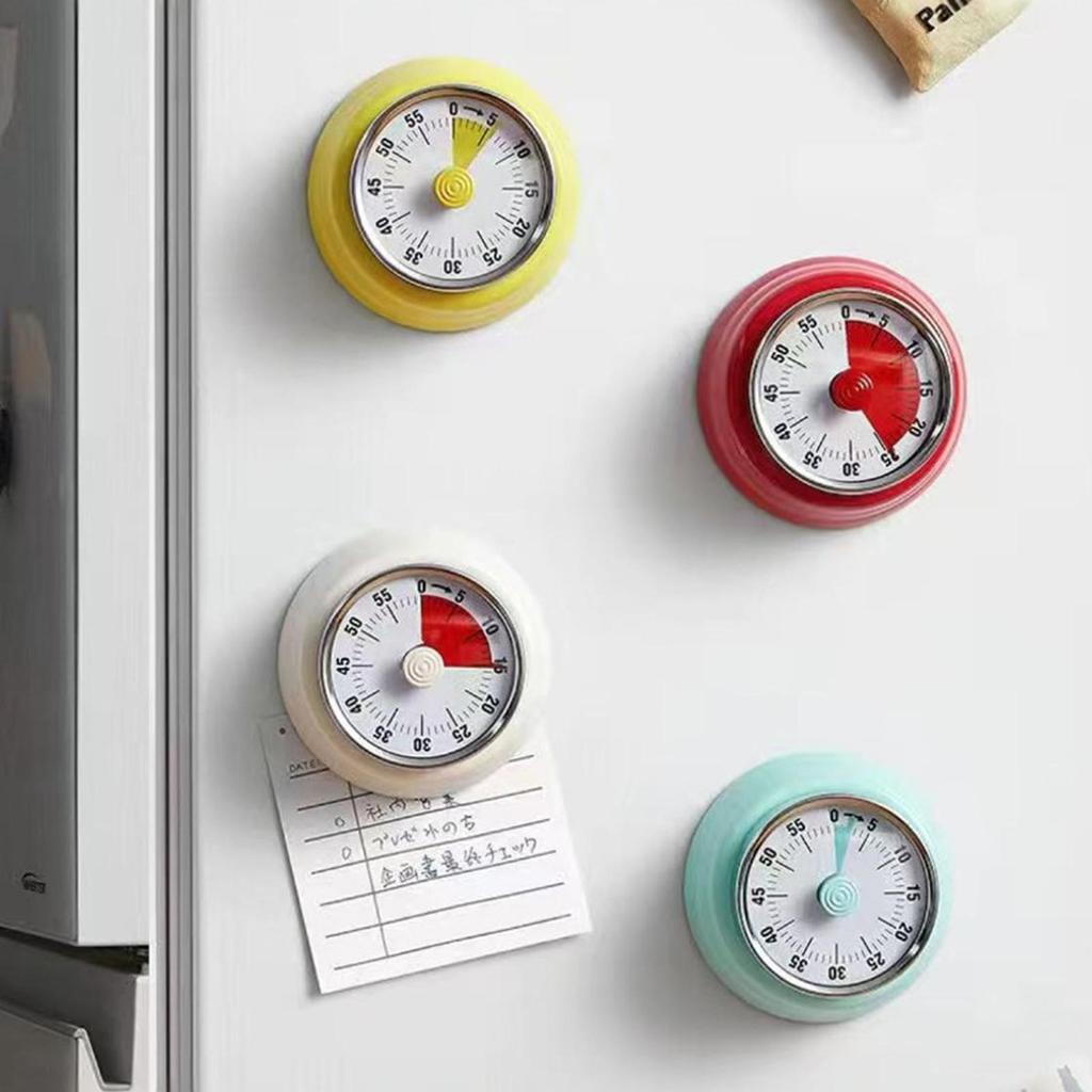 Mechanical Timer For Cooking 75db Loud Visual Countdown 60 Minute Timer Manual For Home School Office Classroom Studying Working