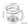 220V 800W gezondheidspot gesplitst multifunctioneel automatisch huishoudelijk afkookglas gezondheidspot gekookte thee kokend water pot