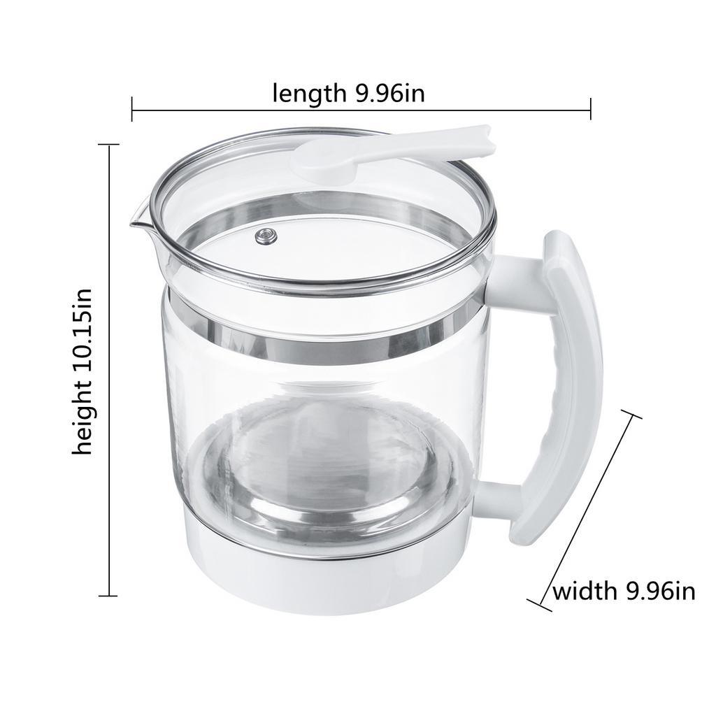 220V 800W gezondheidspot gesplitst multifunctioneel automatisch huishoudelijk afkookglas gezondheidspot gekookte thee kokend water pot