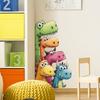 Cartoon Niedliche Dinosaurier Kombination Badezimmer, Kinderzimmer, Spielzimmer, Dekorative Wandaufkleber