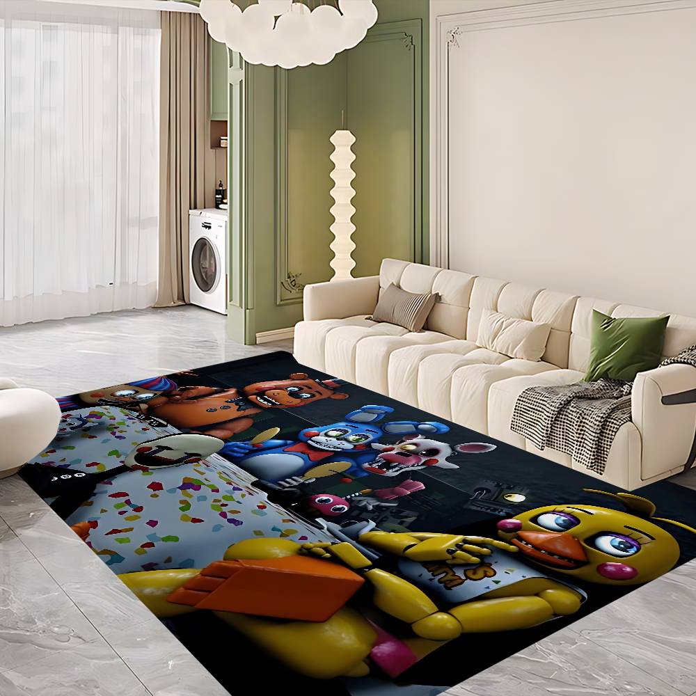 F-FNAF Five-nights-At-Freddys Entrance Door Mat Washable Non-Slip Living Room Sofa Chairs Area Mat Kitchen Welcome Doormat