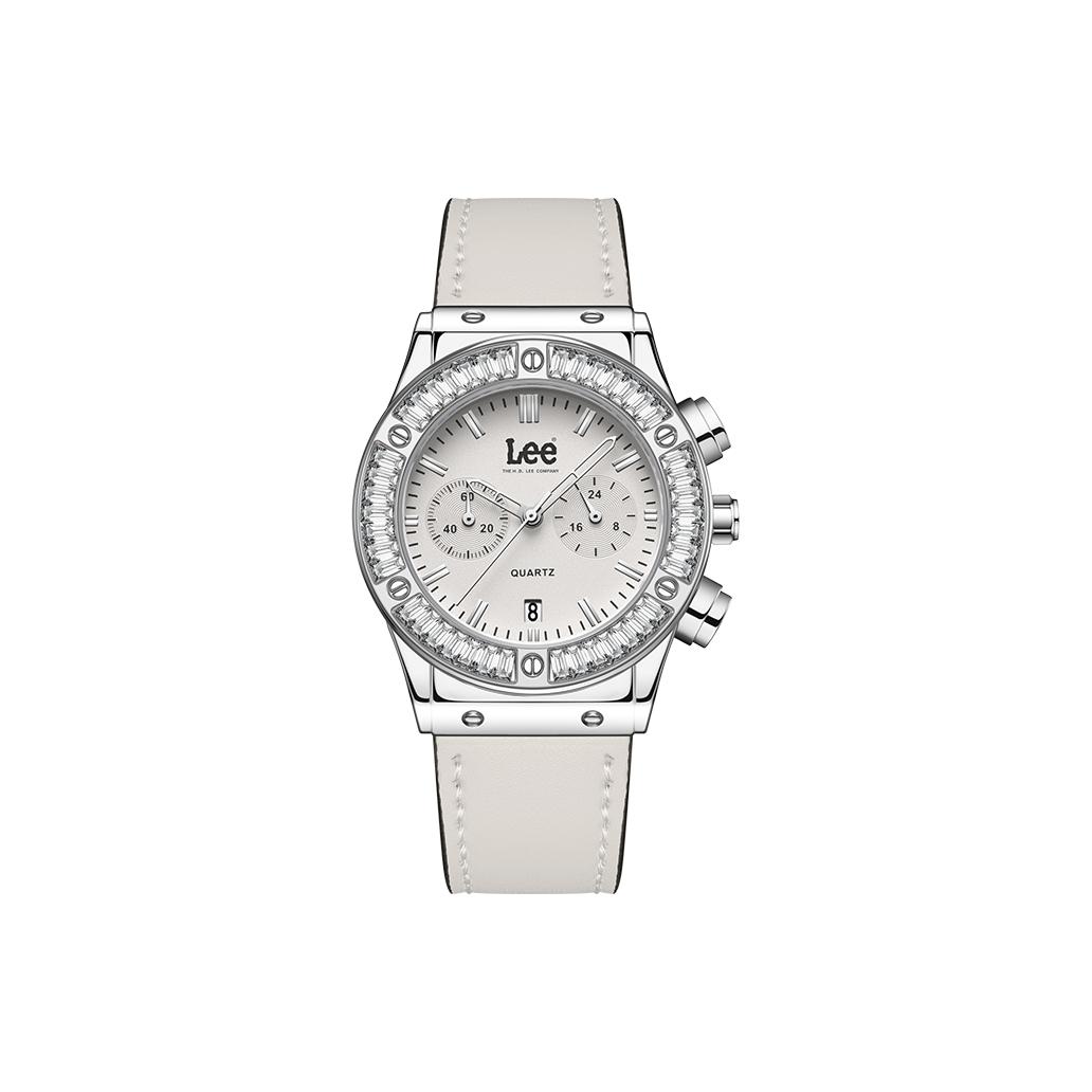 

Наручные часы Lee Кварцевый механизм Кожаный ремешок Розовый циферблат Женские часы Набор в подарочной коробке F490-LEE 69LEF-F490ASL9-91SY Gray