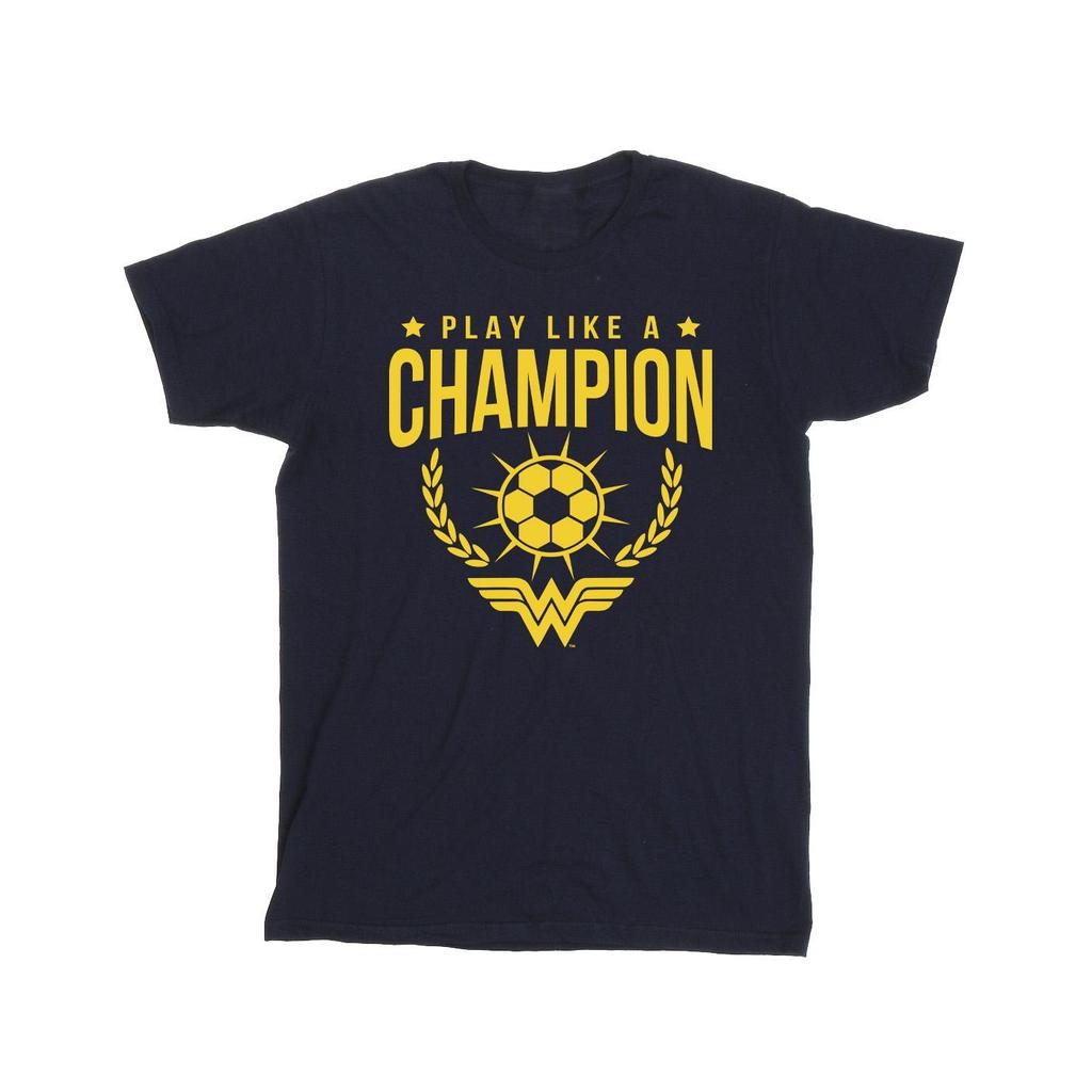 DC Comics Mens Wonder Woman Play Like A Champion T-Shirt