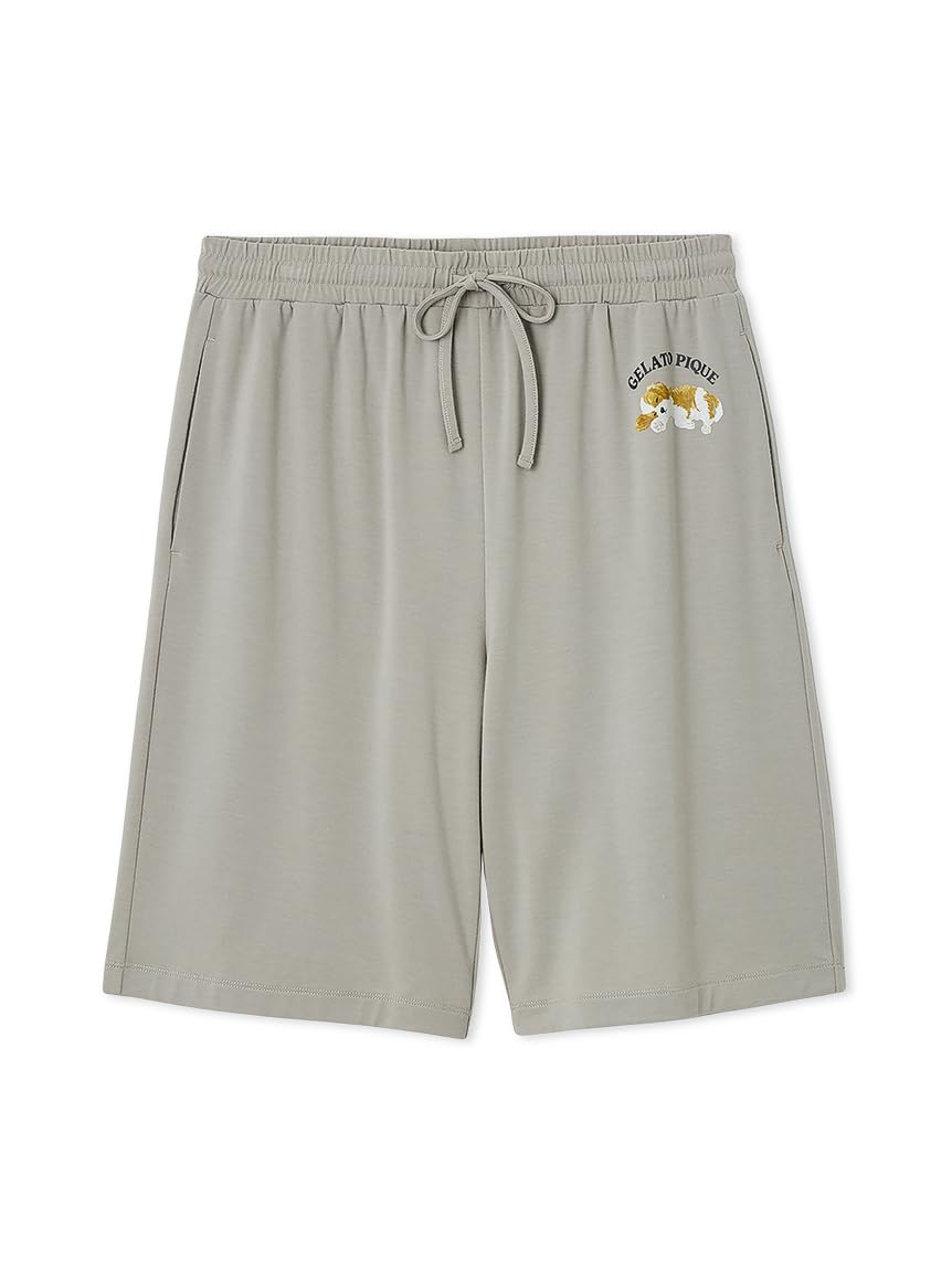 

Gelato Pique HOMME Rayon Sleeping Dog Shorts PMCP252941GRYL One-Point сірий колір