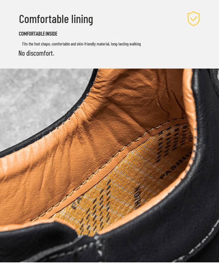 Men's High-Top Lace-Up Martin Boots - Autumn Winter Style, Plus Size Casual Ankle Boots.