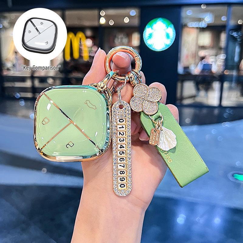 Wuling KiWi EV Key Case Cloud Yueye Bingguo Women's Shell with Buckle Bag