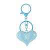Sturdy Scratch Proof Acrylic Heart Keychain In Candy Color for Keys or Bag Charm