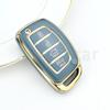 4 Buttons TPU Auto Shell For Hyundai Tucson Santa Fe Rena Sonata Elantra Creta Ix35 Ix45 I10 I30 I40 Car Smart Key Case Cover