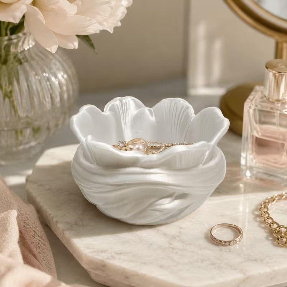 Flower Plastic Pen Holder Luxury Makeup Brush Holder  Dresser Vanity Desk