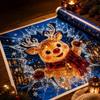 Broken Glass Effect Christmas Window Clings 3D Visual Effect Holiday Window Clings  Holiday Season