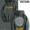 Men's Casual Hooded Sweatshirt Printed with BBS Wheel Logo Autumn and Winter Fashion Pullover Sweater Hoodie