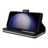 For Samsung Galaxy S25 FE Case Zipper Pocket PU Leather Phone Cover with Hand Strap
