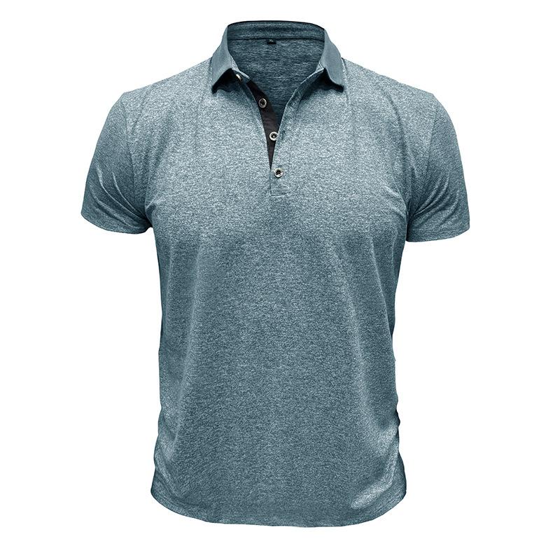 Men's Summer Fit Polo Shirts Short Sleeve Casual Workout Running Athletic Collared Shirts Outdoor Sports Golf T-Shirts Moisture-Wicking Tennis Shirts