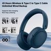 Edifier VGP Gold Award V80 Wireless Headphones Bluetooth 5.4 Hybrid ANC 44dB Noise Cancelling Hi-Res 45 Hours Playback Wired Wireless Dual Use Navy