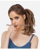 Adjustable High-Temperature Silk Short Curly Clip-On Ponytail Wig for Women