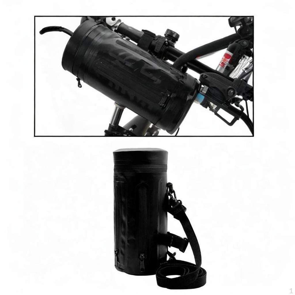 Bike Handlebar Bag Bicycle Front 2L Capacity Pannier Storage Pack Handy Travel