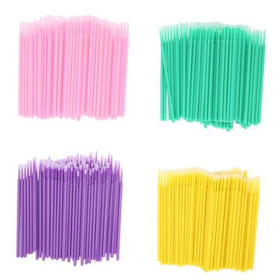 400 Stück Biegbare Mikroapplikator-Bürsten Mikrostäbchen Zubehör für Make-up Eyeliner-Anwendung
